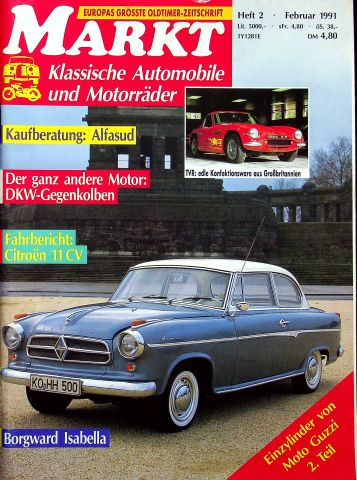 Deckblatt Oldtimer Markt (02/1991)